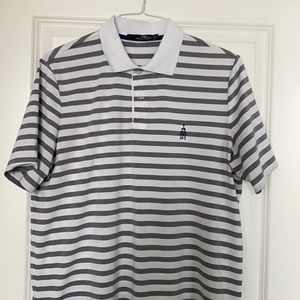 RLX Ralph Lauren Men’s Medium Polo Gray/White